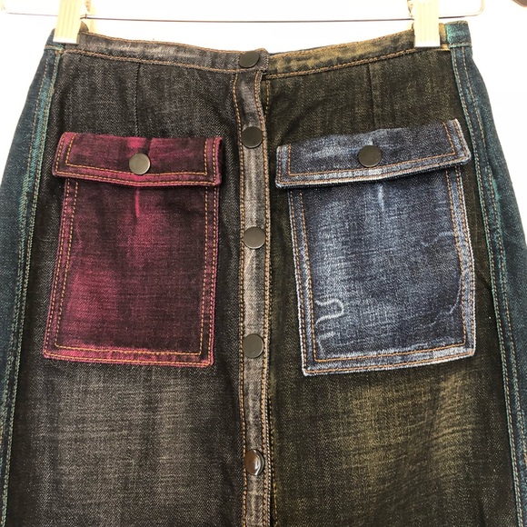 Marco de Vincenzo denim skirt. Size 38 - Picture 2 of 8